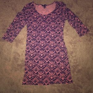 Multi- Print Mini Dress.